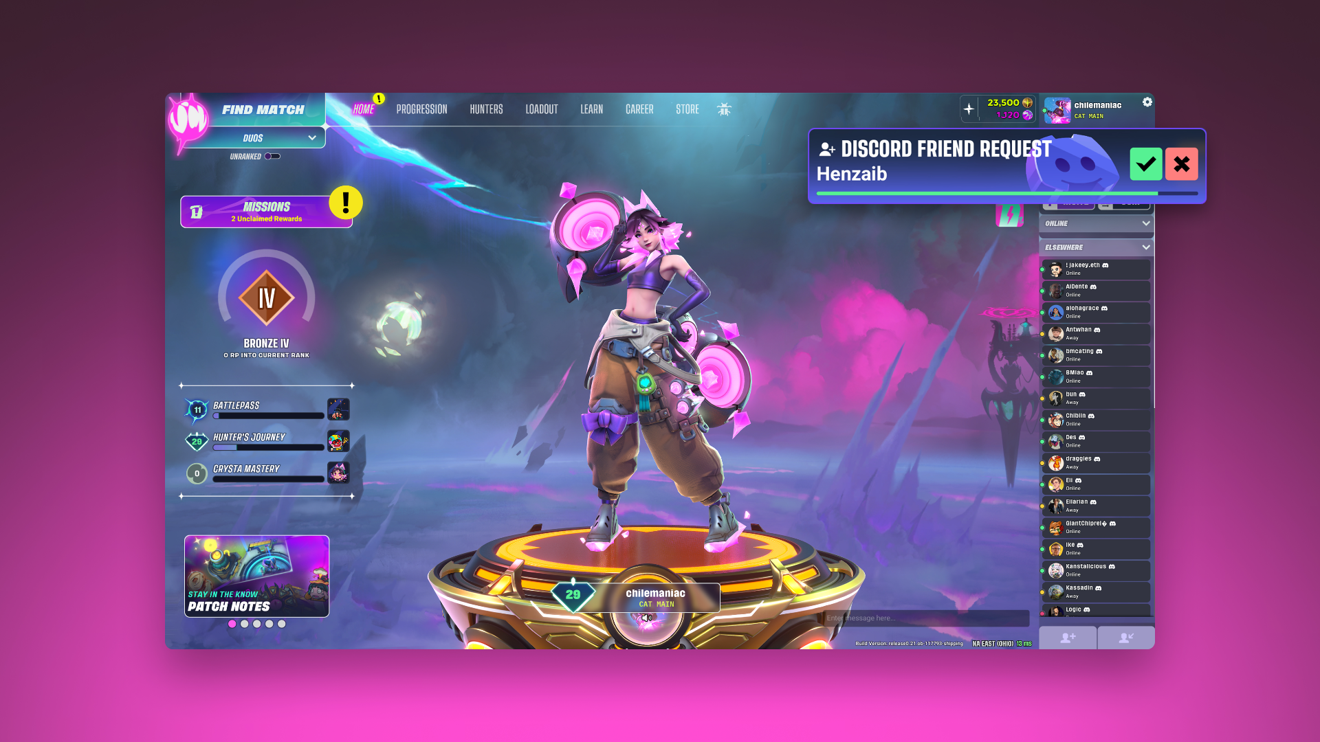 A demonstration of the Social SDK in-action in the game SUPERVIVE.